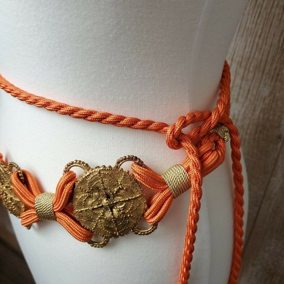 VTG RUNWAY COUTURE YVES SAINT LAURENT Tassel Belt main image 4